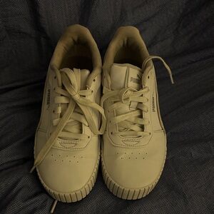 Puma Kids Cream Sneakers